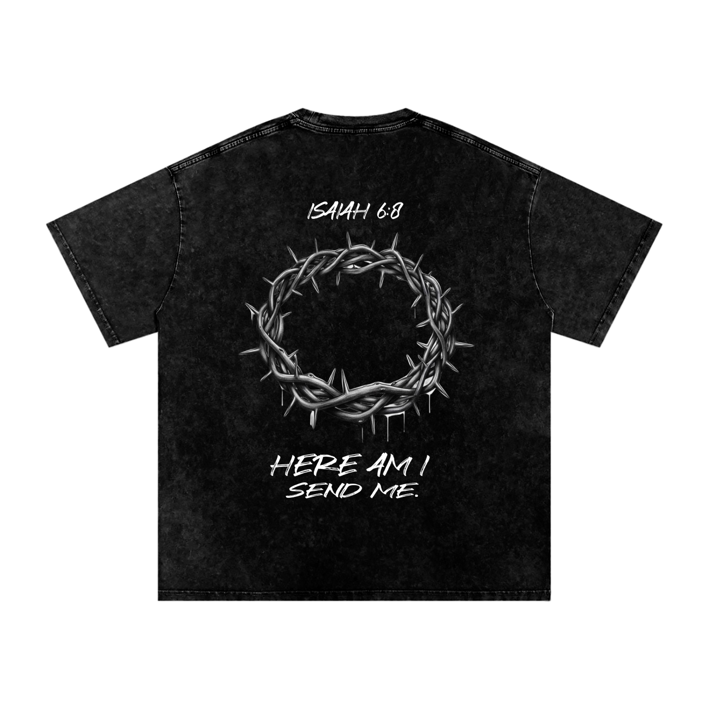 Send Me - Snow Washed Oversized tee