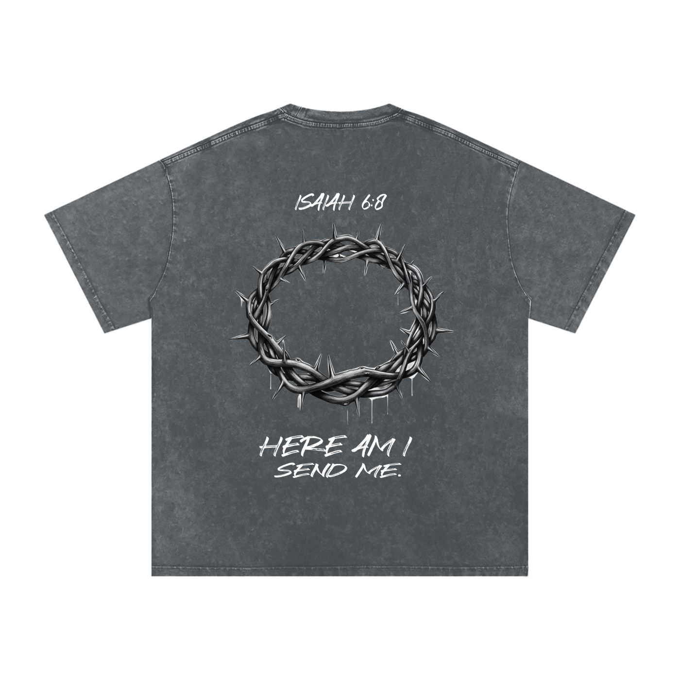 Send Me - Snow Washed Oversized tee